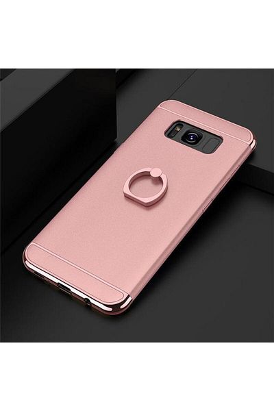 OEM Carcasă Samsung Galaxy S8 Plus, inel MyStyle Elegance Luxury 3 în 1, roz-auriu