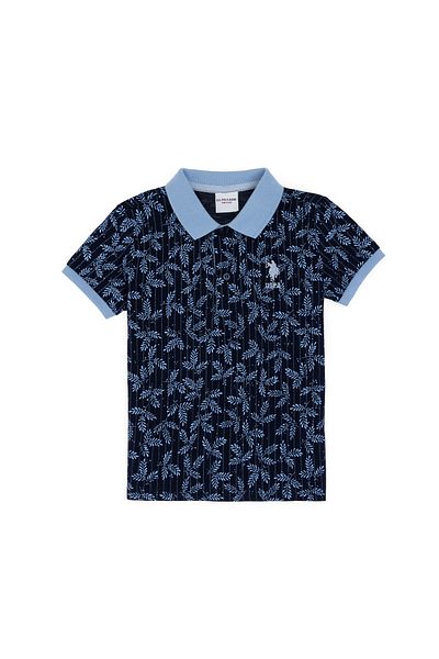 U.S. Polo Assn. Boy's Navy Blue T-Shirt 50307165-Vr033