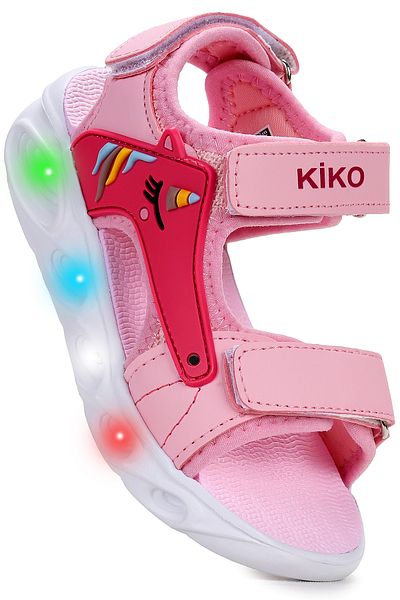 Kiko Kids Unicorn Daily Lighted Velcro Girls Sandals Shoes