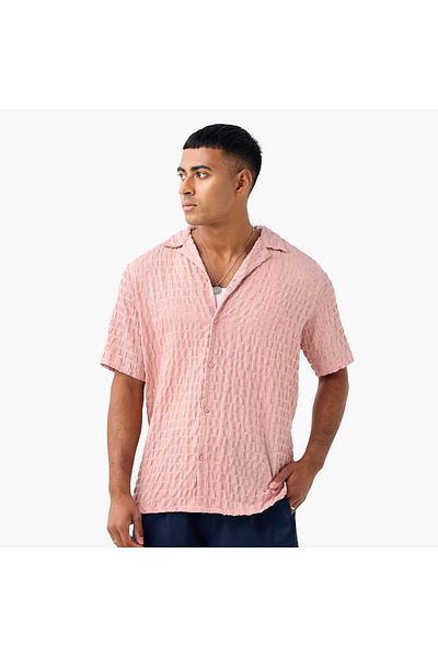 FAV Raised Dobby Revere Shirt Ss