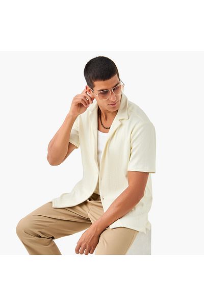 FAV Raised Dobby Revere Shirt Ss