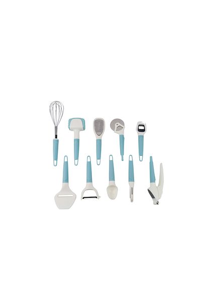 HTH 10 Pieces Multipurpose Use Kitchen Gadgets Set Stainless Steel Blade Multifunction