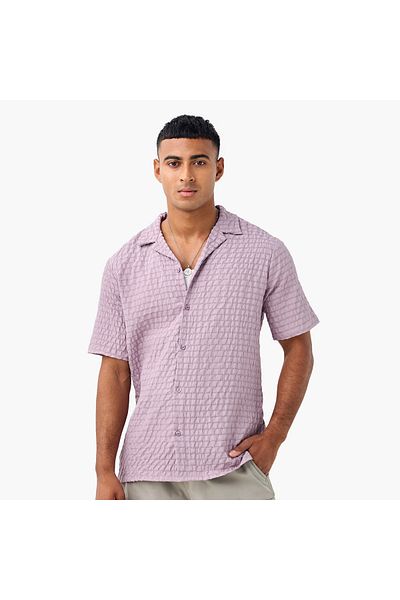 FAV Raised Dobby Revere Shirt Ss