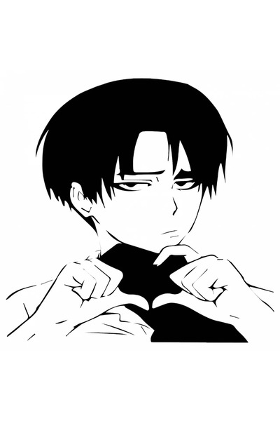 INOVATIX Set de 8 piese, autocolant Atac asupra titanilor Eren Yager, INOVATI...