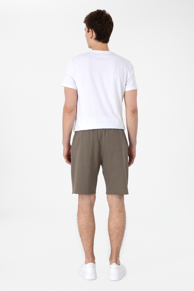 U.S. Polo Assn. Erkek Vizon Örme Şort 50307289-VR052