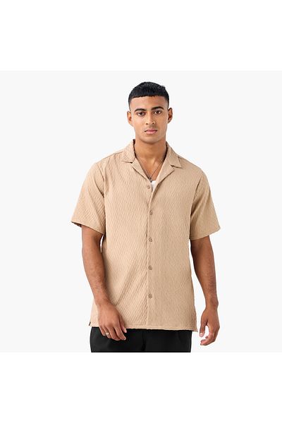 FAV Raised Dobby Revere Shirt Ss