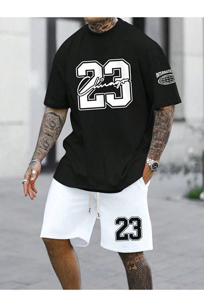 New Shine 23 Printed Shorts and T-Shirt Set