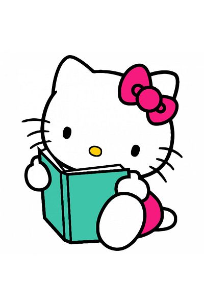 INOVATIX Set de 8 piese, autocolant Hello Kitty, INOVATIX®. 6 cm