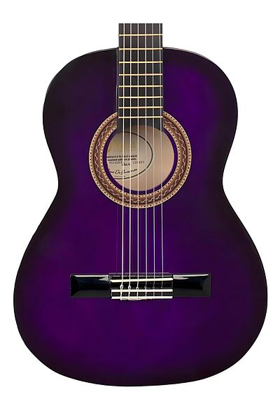 VALENCIA VC103PPS, classical guitar, 3/4 size, sunburst purple