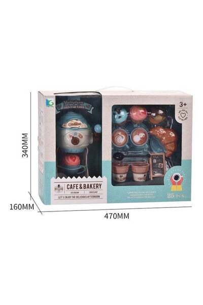 Yelajoy Pretend Kitchen Coffee Machine Play House Toys Set,Durable and Non-toxic,Gift for Children