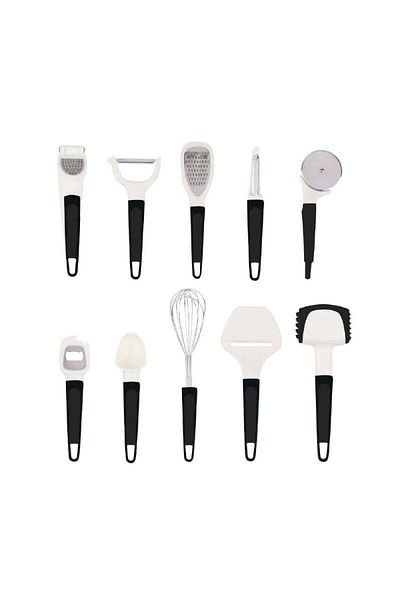 HTH 10 Pieces Multipurpose Use Kitchen Gadgets Set Stainless Steel Blade Multifunction