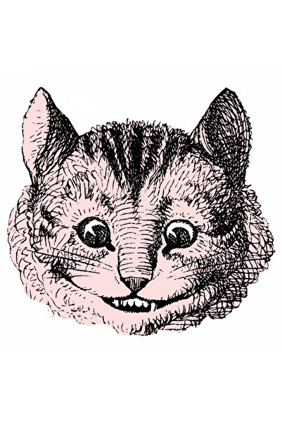 INOVATIX Set de 8 piese, autocolant Alice în Țara Minunilor cu pisica Cheshir...