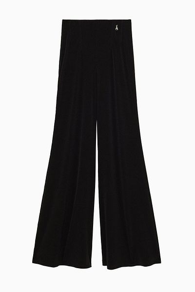 Patrizia Pepe Wide Pants - - Xs/s, Black