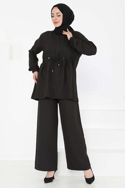 TOFİSA Tie-Up Double Suit Black - 27196