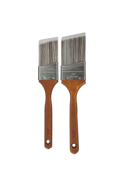 ACE 2-Piece Better Blended Polyester Synthetic Angle Paint Brush Set