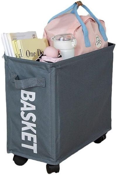 COOYA Foldable Storage Basket,Standing Corner with Handle,45x35x20CM,600D Oxford Cloth Waterproof Material