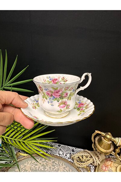 Royal Albert Moss rose fincan