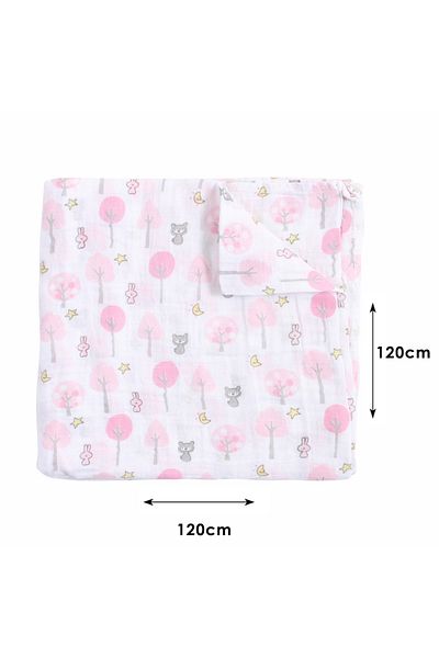 Factory Price - Swaddle Baby Gift Set - Forest Printed