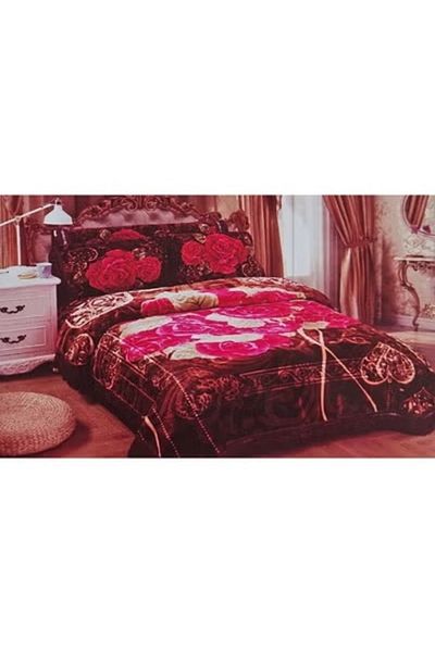Generic طقم بطانية شتوية ثقيلة من 5 قطع، مقاس 220×240 سم، مع غطاء مرتبة، مقاس 260×230 سم