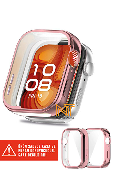 Nezih Case Huawei Watch Fit 4 Pro Uyumlu Yumuşak Silikon 360 Tam Koruma Kasa ...