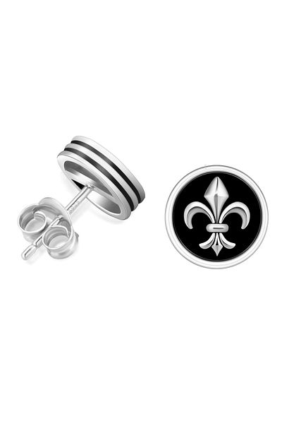 delis 925 silver earrings, JW1419, classic model, rhodium plated