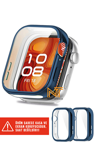Nezih Case Huawei Watch Fit 4 Pro Uyumlu Yumuşak Silikon 360 Tam Koruma Kasa ...