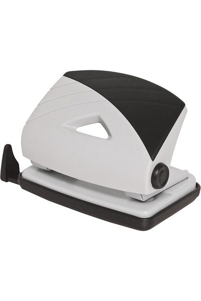 Roco Mini Desk Puncher2 Holes up to 10 Sheets of 80 gsm;12 Sheets of 70 gsm Black/Grey