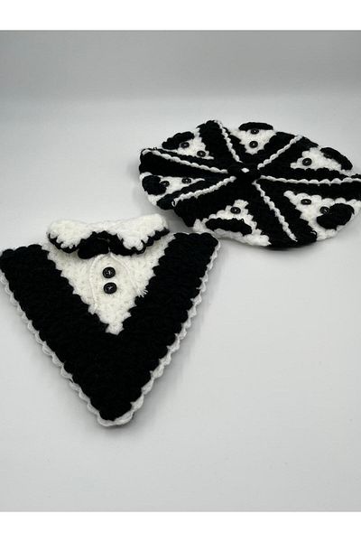 EvremStore Set of 2 Handmade Groom's Washcloth Dowry & Gift Washcloth