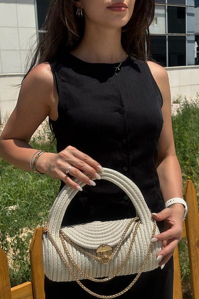 MaVaux Helen Elegant Accessory Detailed Stylish Design Timeless Daily, Stylish Crossbody and Handbag