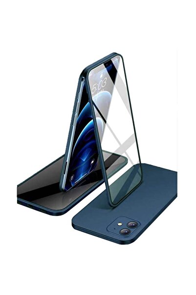 Smart Tech Apple iPhone 11 Uyumlu 360 Derece Tam Kaplayan Cam Kapak Kılıf