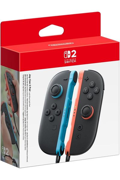Nintendo Joy-Con 2 Pair, Light Blue and Light Red