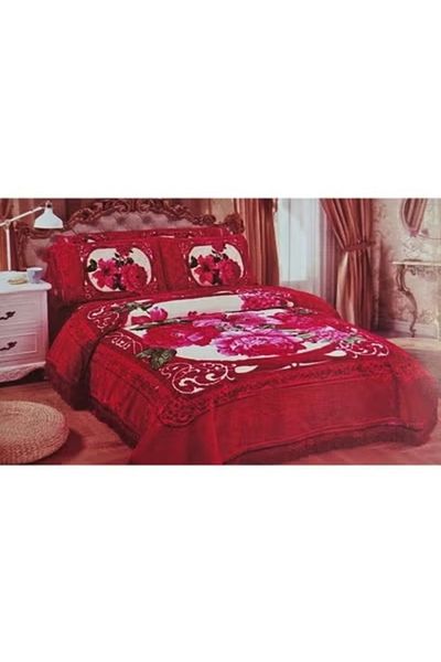smart home 5-Piece Heavy Winter Blanket Set 220x240cm with Mattress Cover 260x230cm