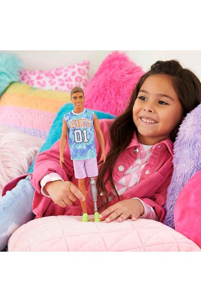 mattel Barbie Fashionistas Doll, Ken with Prosthetic Leg