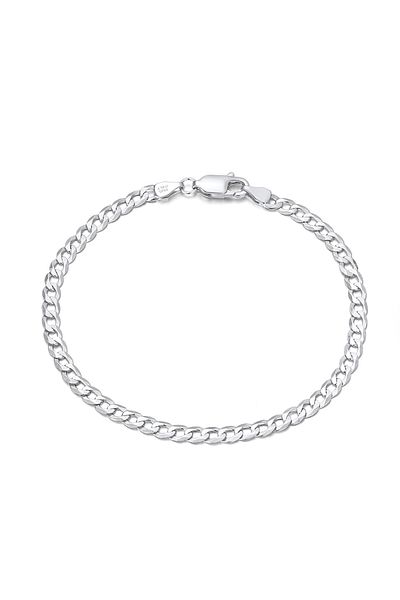 delis Men's 925 silver Cuban bracelet, JW1482, rhodium plated