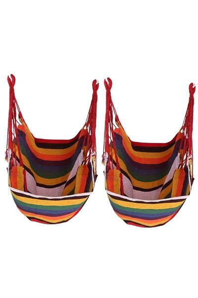 TodayShop Hanging hammock chair type comfortable multicolor material