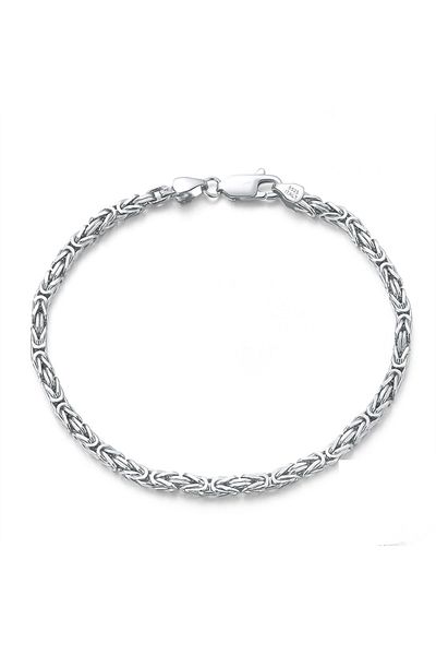 delis Men's 925 silver bracelet, JW1495, rhodium plated