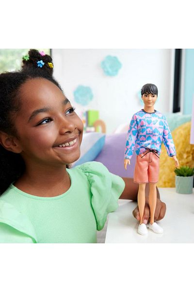 mattel Barbie Fashionistas Doll, Ken with Slim Body
