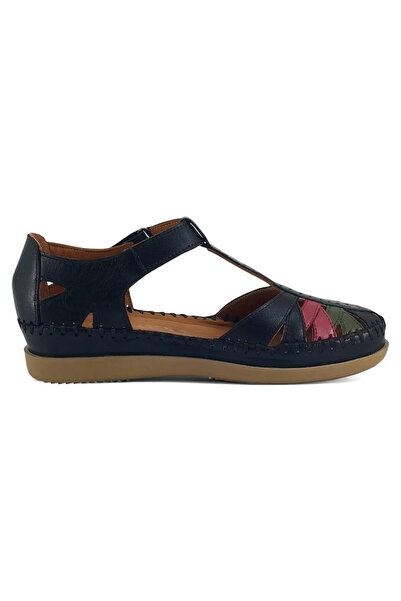 Venüs Venus 25033540Y Women's Genuine Leather Orthopedic Cirtli Comfortable Sandals