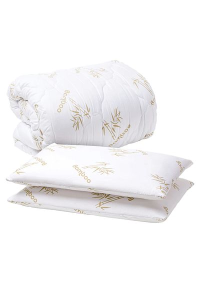 Home Still PILOT SET BAMBOO 200/200 + 2 MEMORY BAMBOO 50/70 MICRO PILLOWS