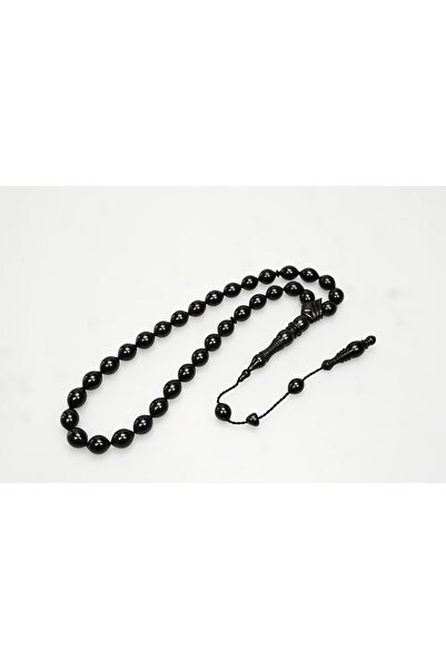 HÜNERTAŞ Oltu Stone Tie Stripe Line Imame سبحة بسيطة