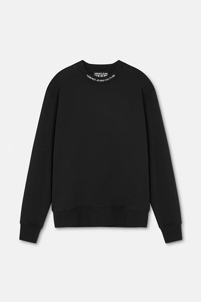 VERSACE JEANS COUTURE BLUZA CROIALĂ REGULARĂ - VERSACE JEANS COUTURE - XL, NEGRU