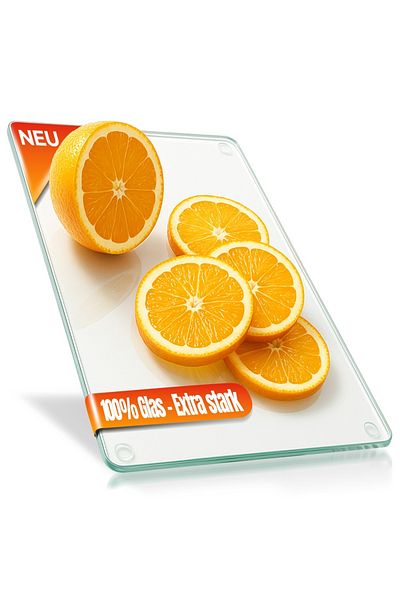 Decovetro Schneidebrett Glas |40x30cm | Glass Cutting Board | Leicht Zu Reinigen
