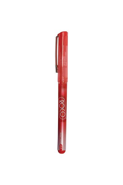 Roco Liquid Ink Pen - Red, 0.5mm Cone Tip
