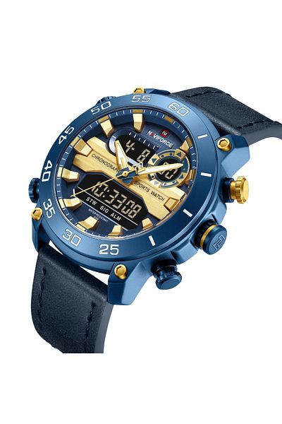 Naviforce Men's Quartz Analog+LCD Digital Watch