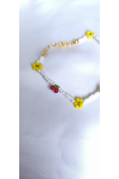 MYSTERY TAKI AKSESUAR Cherry Bead Anklet
