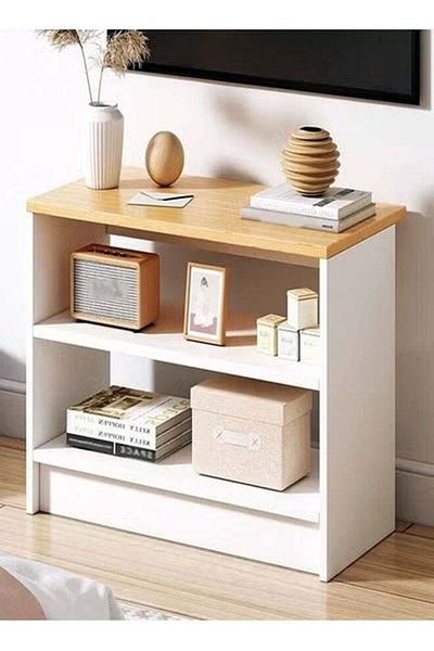 Raffine Multipurpose Use Home Office Desk Desktop Bookshelf Living Room Storage Rack Simple Table Display St