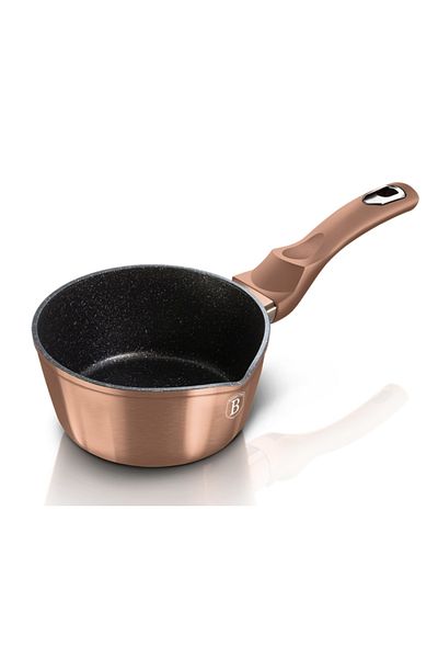 Berlinger Haus Saucepan with marble surface 16 cm Rosegold Metallic Line