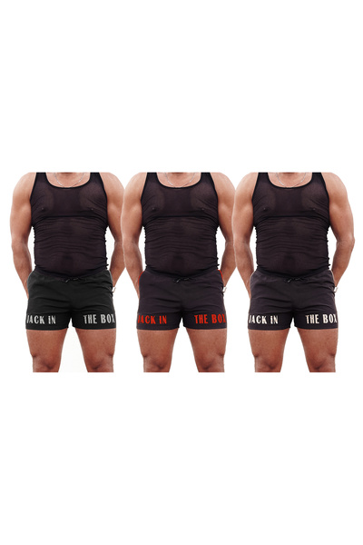 Boomenbex Jacky Swimsuit Shorts Black Smoked Detailed New Season