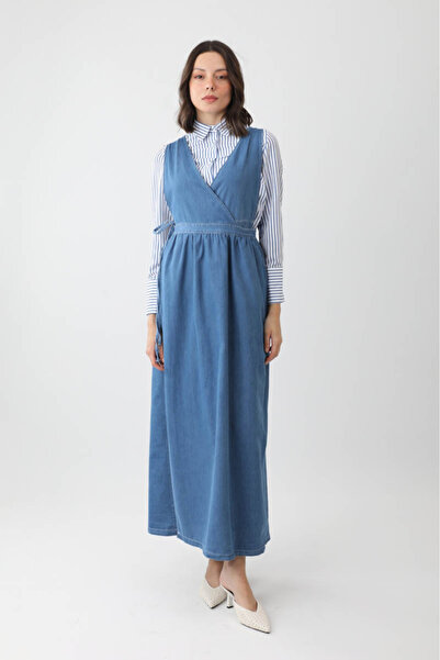 ZÜLAYS Berin Denim Jile Koyu Mavi