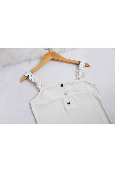 YBENLOVER Elegant tank top with buttons, Ybenlover